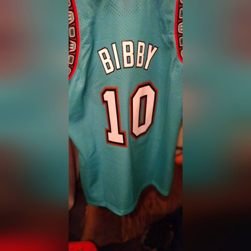 Mitchell and Ness Mike Bibby Hardwood Classic Jersey Vancouver Grizzlies 1998-99